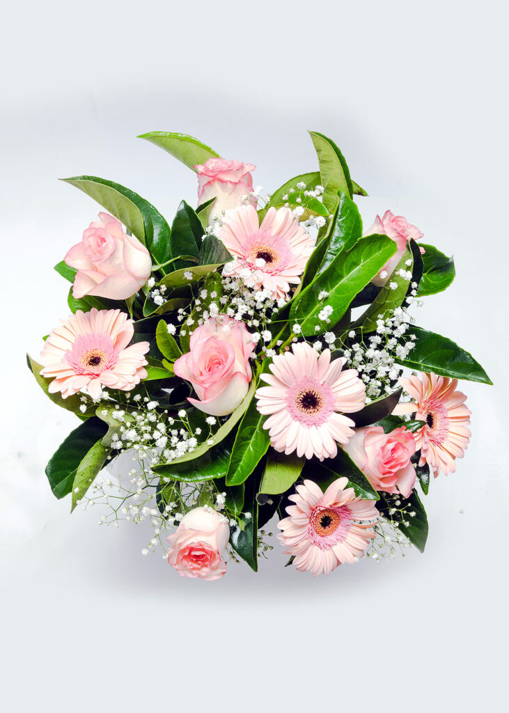 Bouquet Rose e gerbere