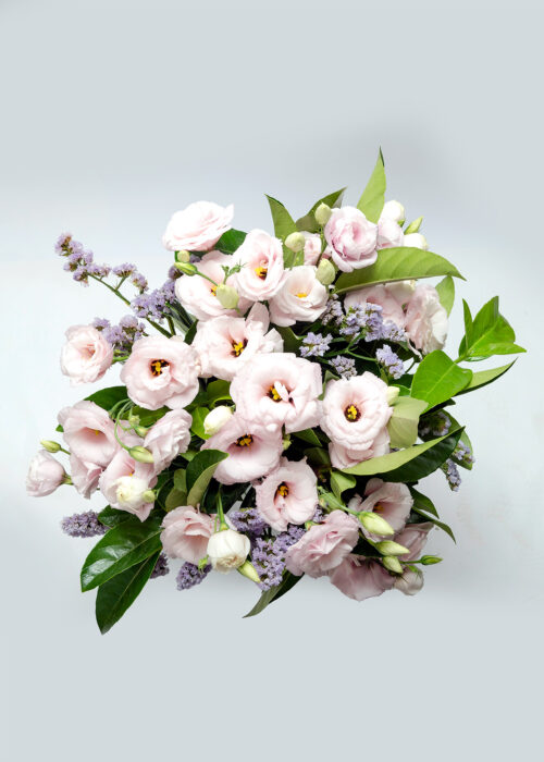 Bouquet lisianthus e Limonium